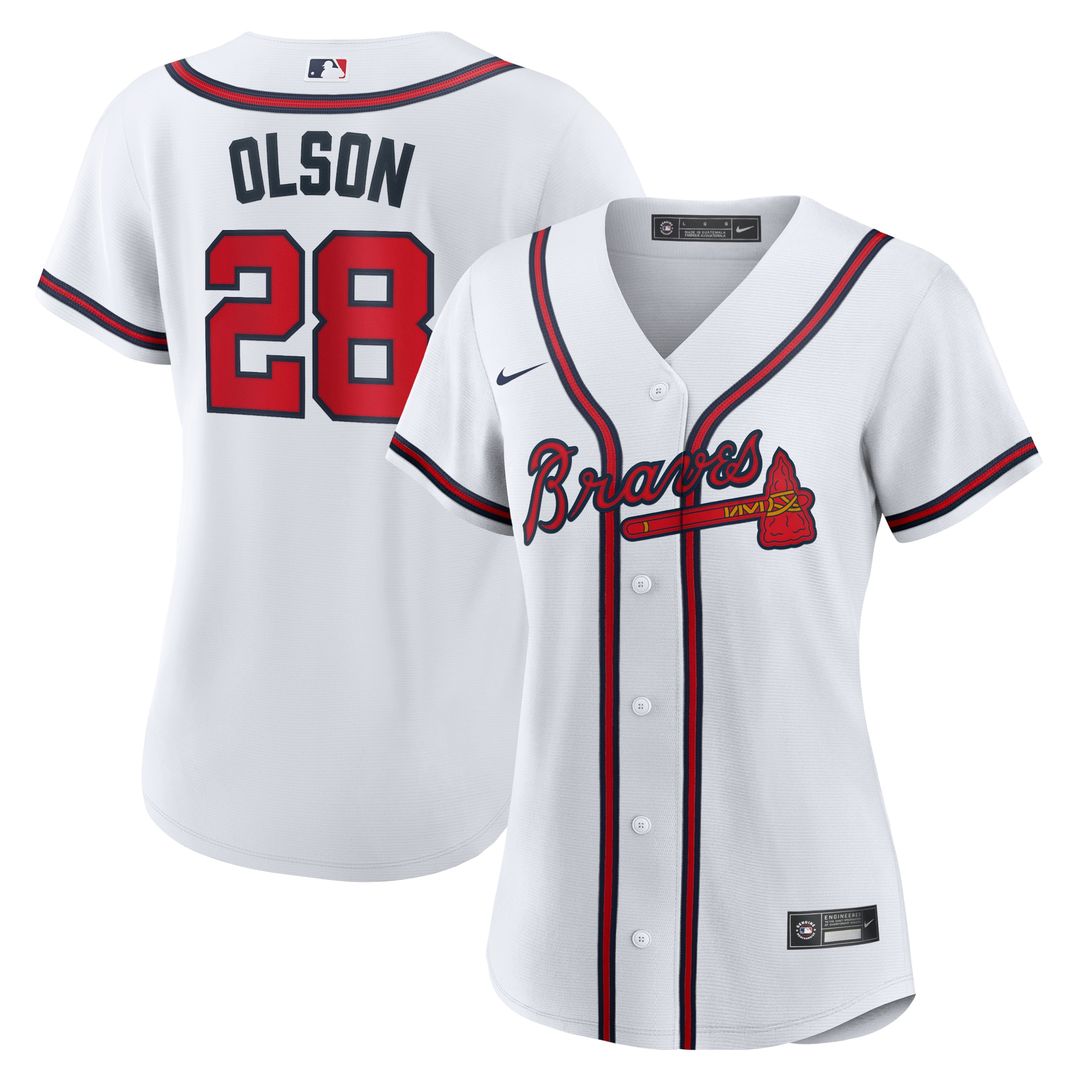 Atlanta Braves Matt Olson Nike Women's Home Replica Player Jersey - White