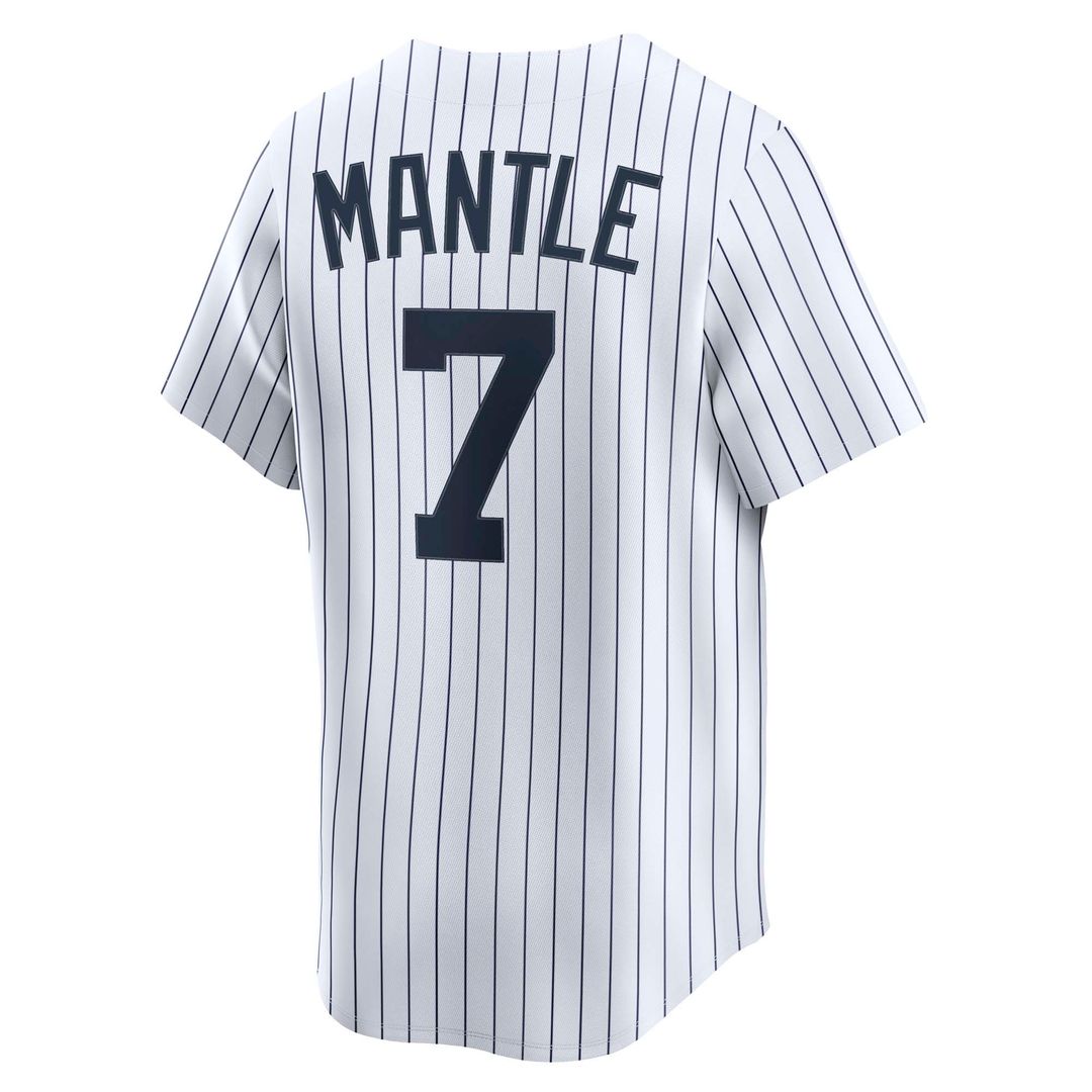 New York Yankees Mickey Mantle Nike Throwback Cooperstown Limited Jersey - White