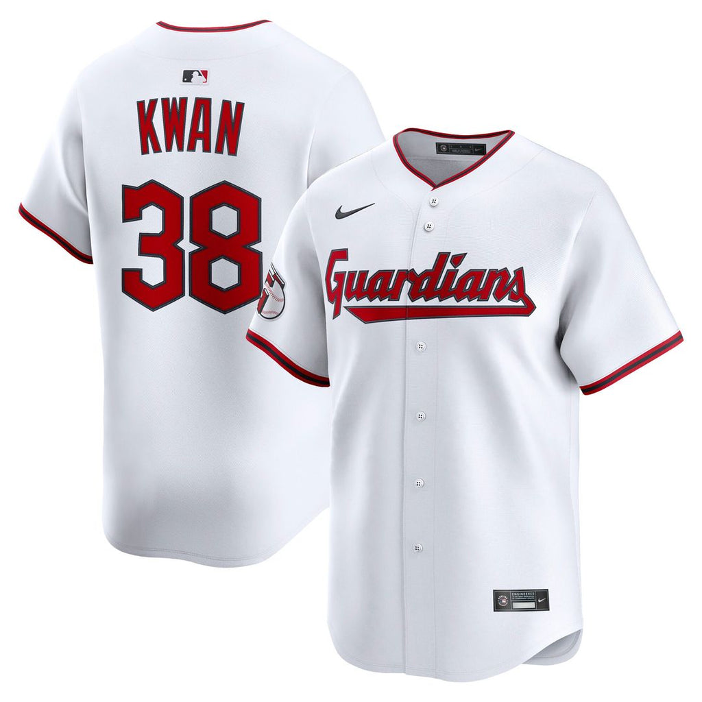 Cleveland Guardians Steven Kwan Nike Home Limited Player Jersey - White