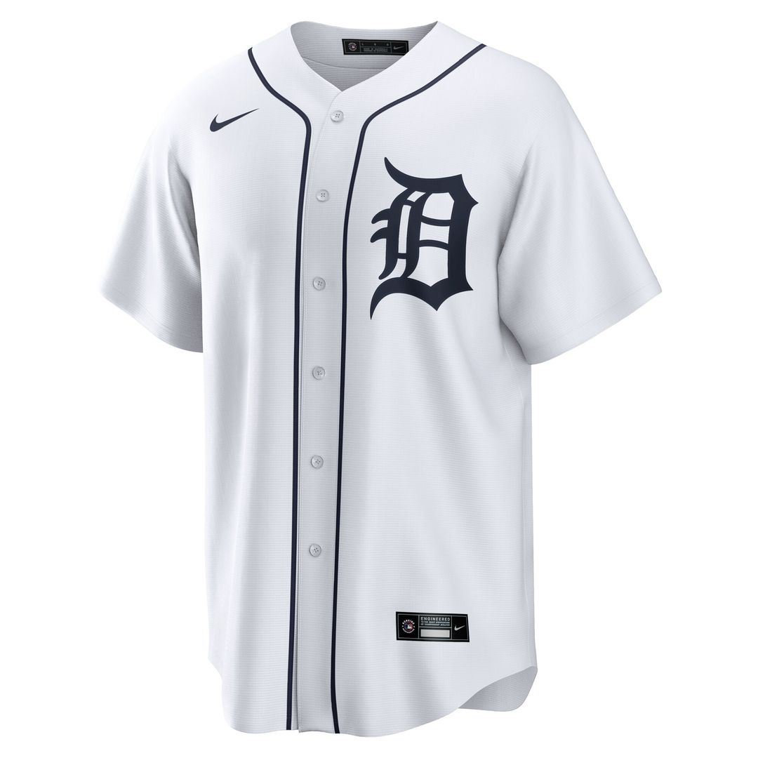Detroit Tigers Kerry Carpenter Nike Home Replica Jersey - White