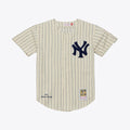 New York Yankees Mickey Mantle Mitchell & Ness 1951 Cooperstown Authentic Jersey - Cream