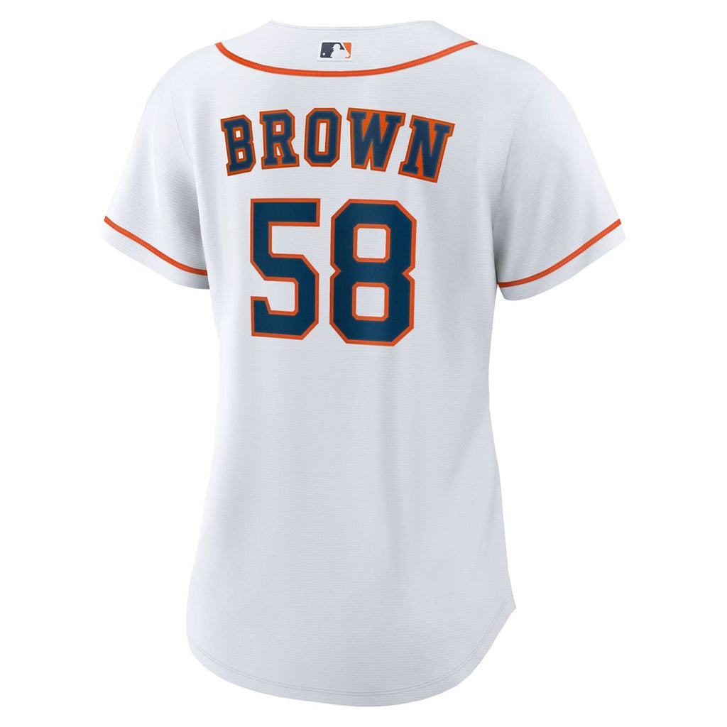 Houston Astros Hunter Brown Nike Women's Home Replica Jersey - White
