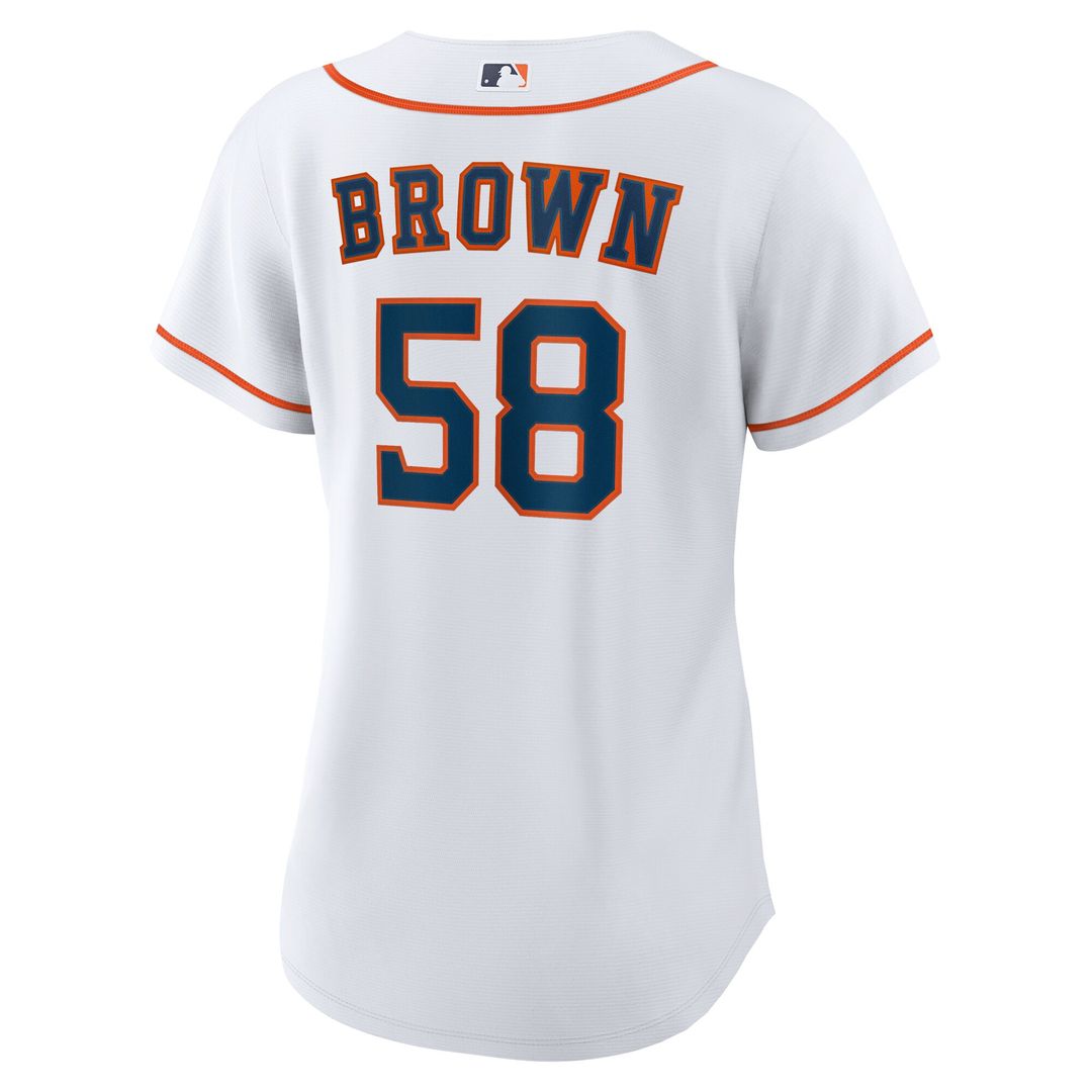 Houston Astros Hunter Brown Nike Women's Home Replica Jersey - White