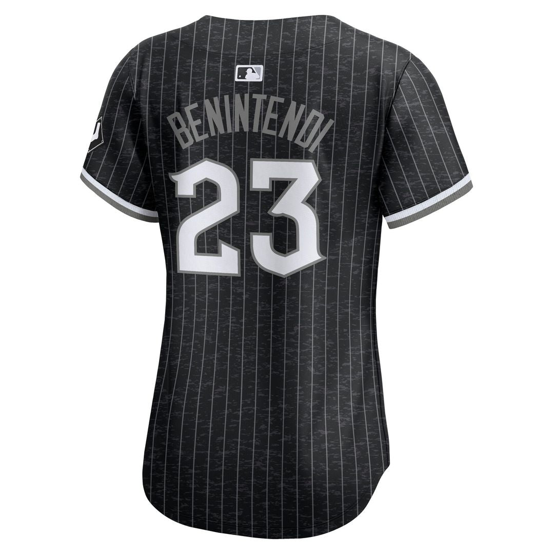Chicago White Sox Andrew Benintendi Nike Women's City Connect Limited Jersey - Black
