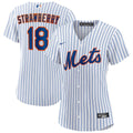 New York Mets Darryl Strawberry Nike Women's Home Replica Player Jersey - White