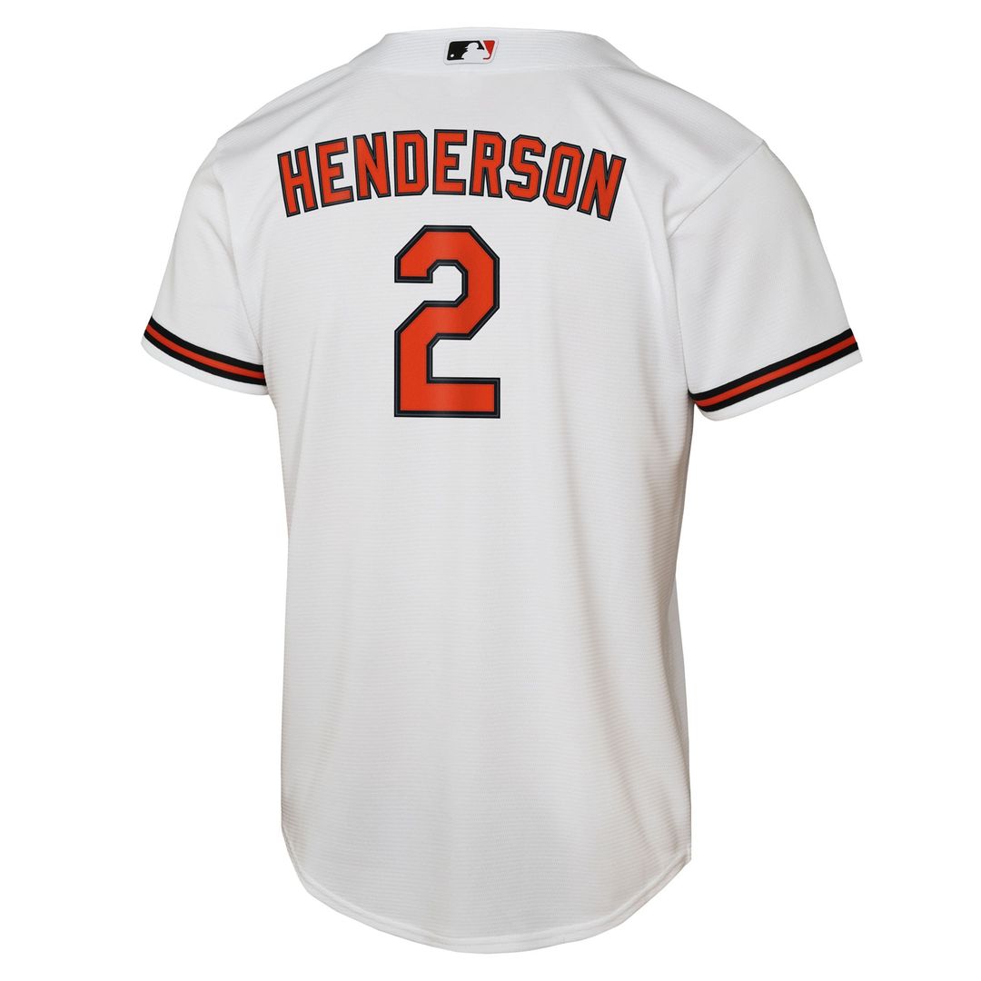 Baltimore Orioles Gunnar Henderson Nike Youth Home Replica Player Jersey - White