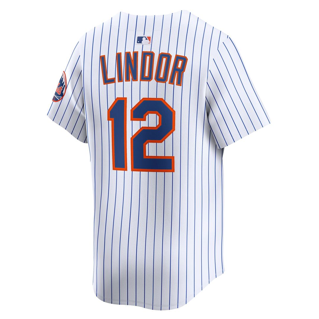 New York Mets Francisco Lindor Nike Alternate Limited Jersey - Black