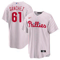 Philadelphia Phillies Cristopher Sanchez Nike Home Replica Jersey - White