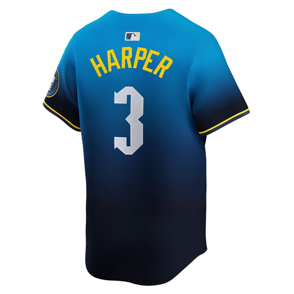 Philadelphia Phillies Bryce Harper Nike City Connect Limited Jersey - Blue