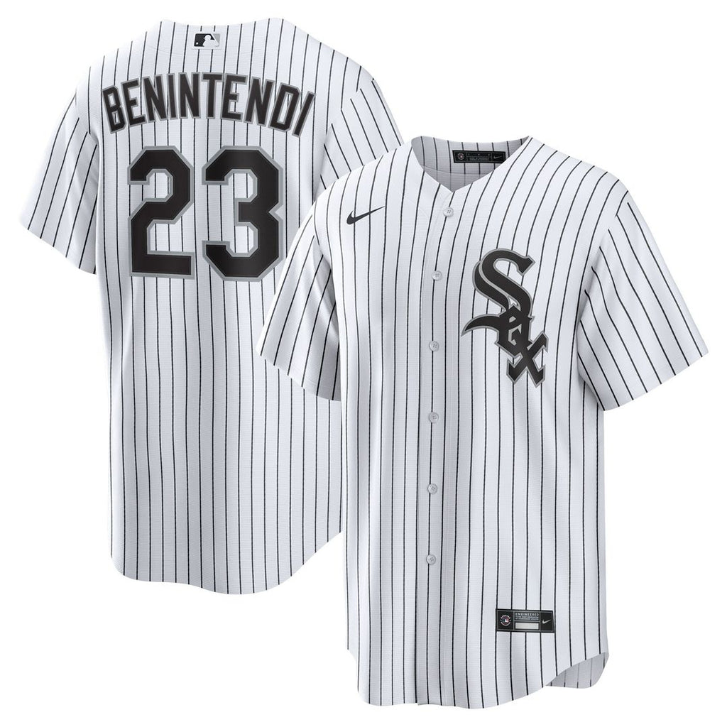Chicago White Sox Andrew Benintendi Nike Home Player Jersey - White/Black