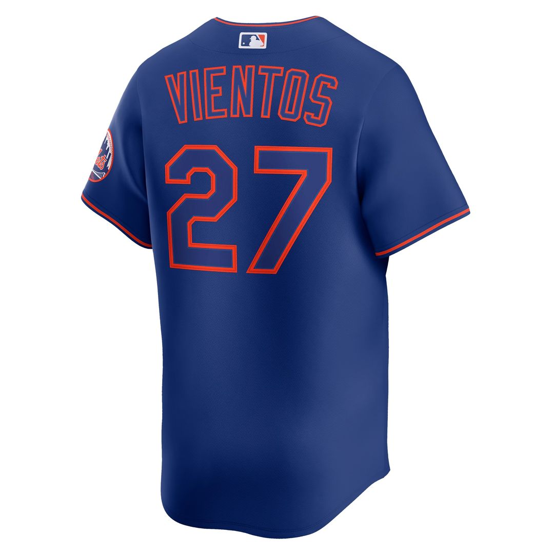 New York Mets Mark Vientos Nike All - Star Limited Jersey - Gray