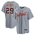 Detroit Tigers Tarik Skubal Nike Road Replica Jersey - Gray