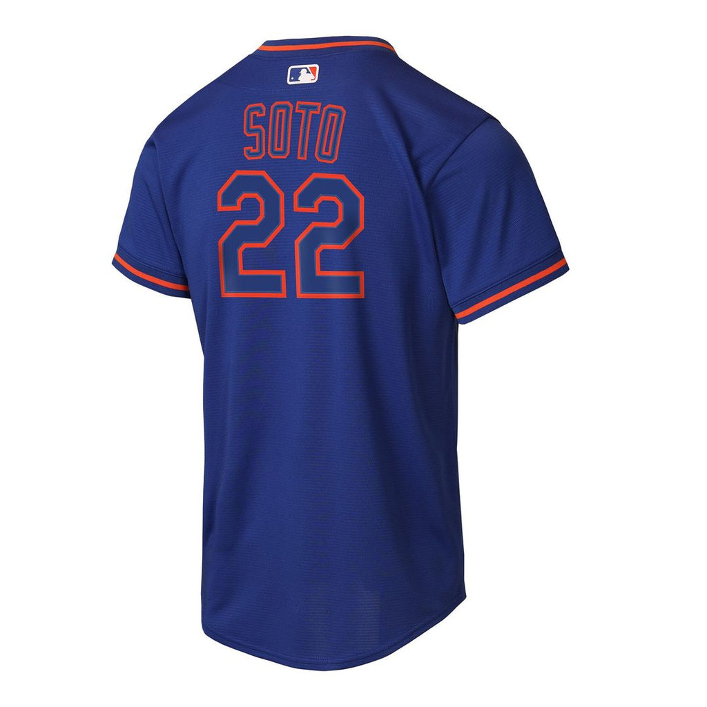 New York Mets Juan Soto Nike Youth Alternate Replica Jersey - Black