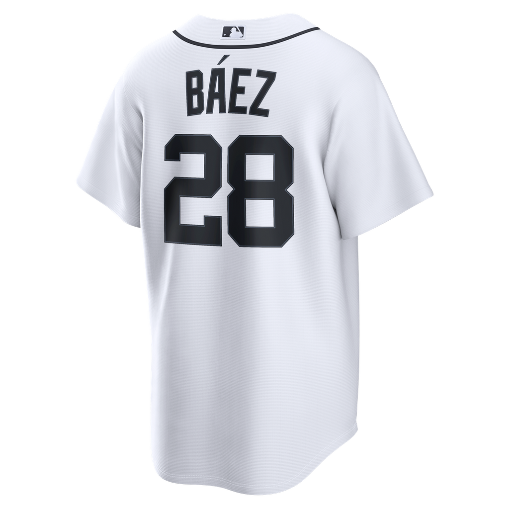 Detroit Tigers Javier Báez Nike Home Replica Jersey - White