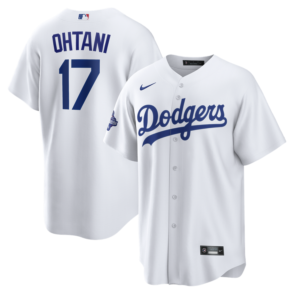 Los Angeles Dodgers Shohei Ohtani Nike 2025 World Series Champions Home Replica Jersey - White