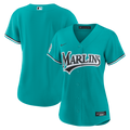 Miami Marlins Nike Women's Alternate Stadium Jersey - Teal