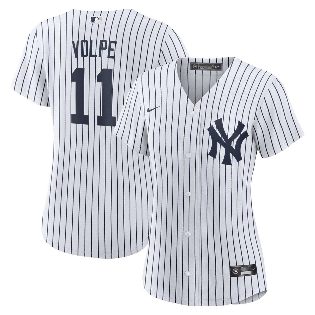 New York Yankees Anthony Volpe Nike Women's Home Replica Player Jersey - White