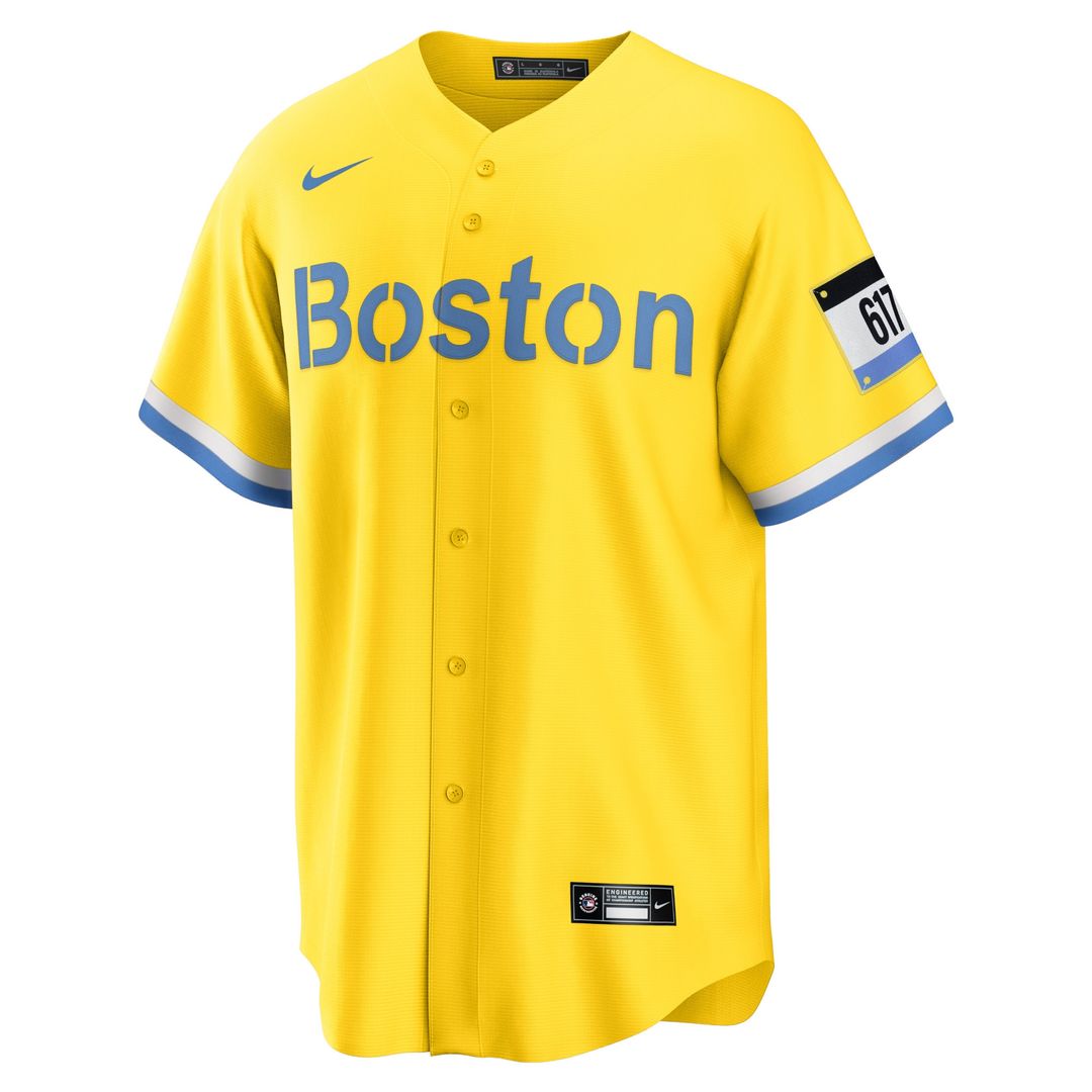 Boston Red Sox David Ortiz Nike Retired Player City Connect Replica Jersey - Gold