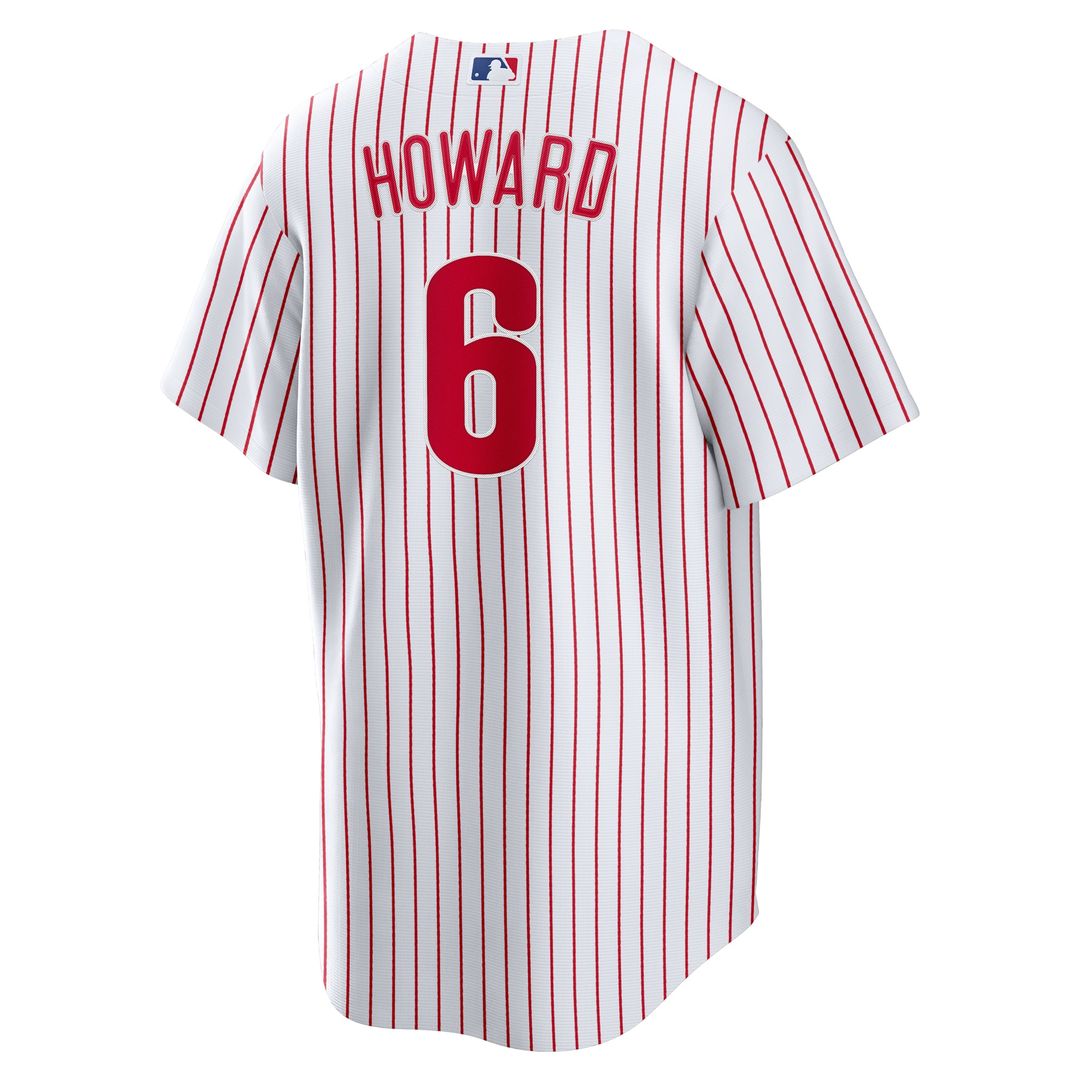 Philadelphia Phillies Ryan Howard Nike Replica Player Jersey - White