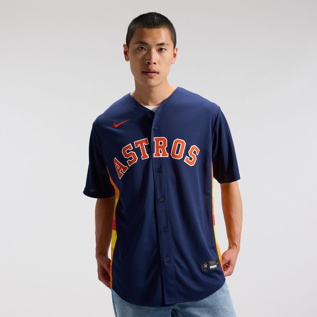 Houston Astros Jose Altuve Nike Alternate 2 Replica Jersey - Navy