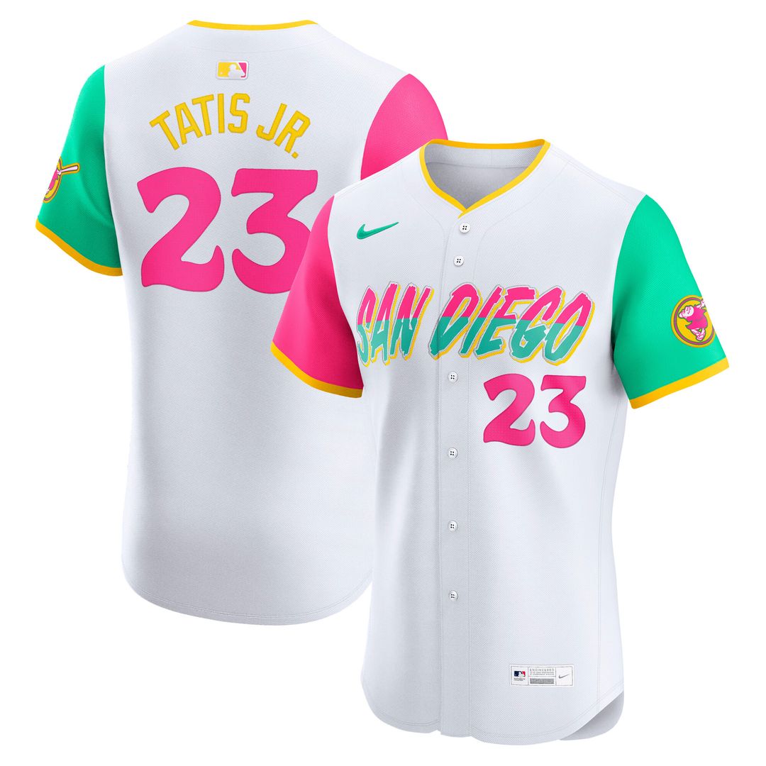 San Diego Padres Fernando Tatis Jr. Nike City Connect Elite Jersey - White