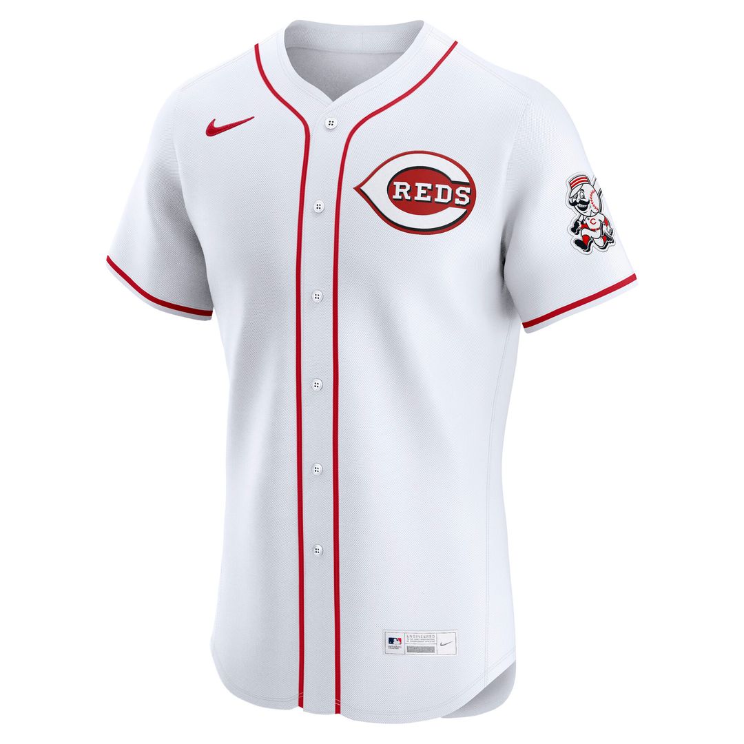 Cincinnati Reds Nike Home Elite Jersey - White
