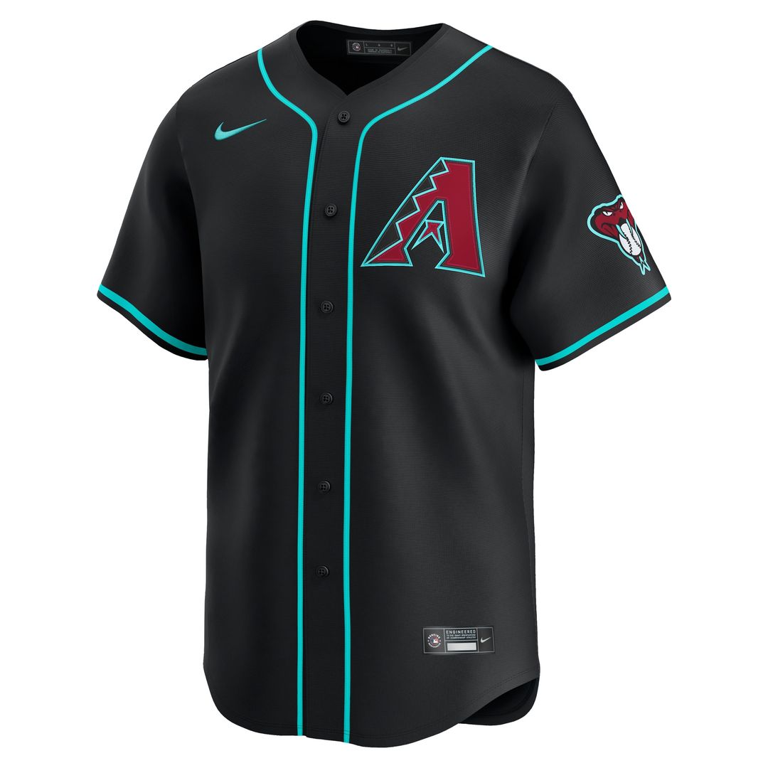Arizona Diamondbacks Ketel Marte Nike Alternate Limited Jersey - Black