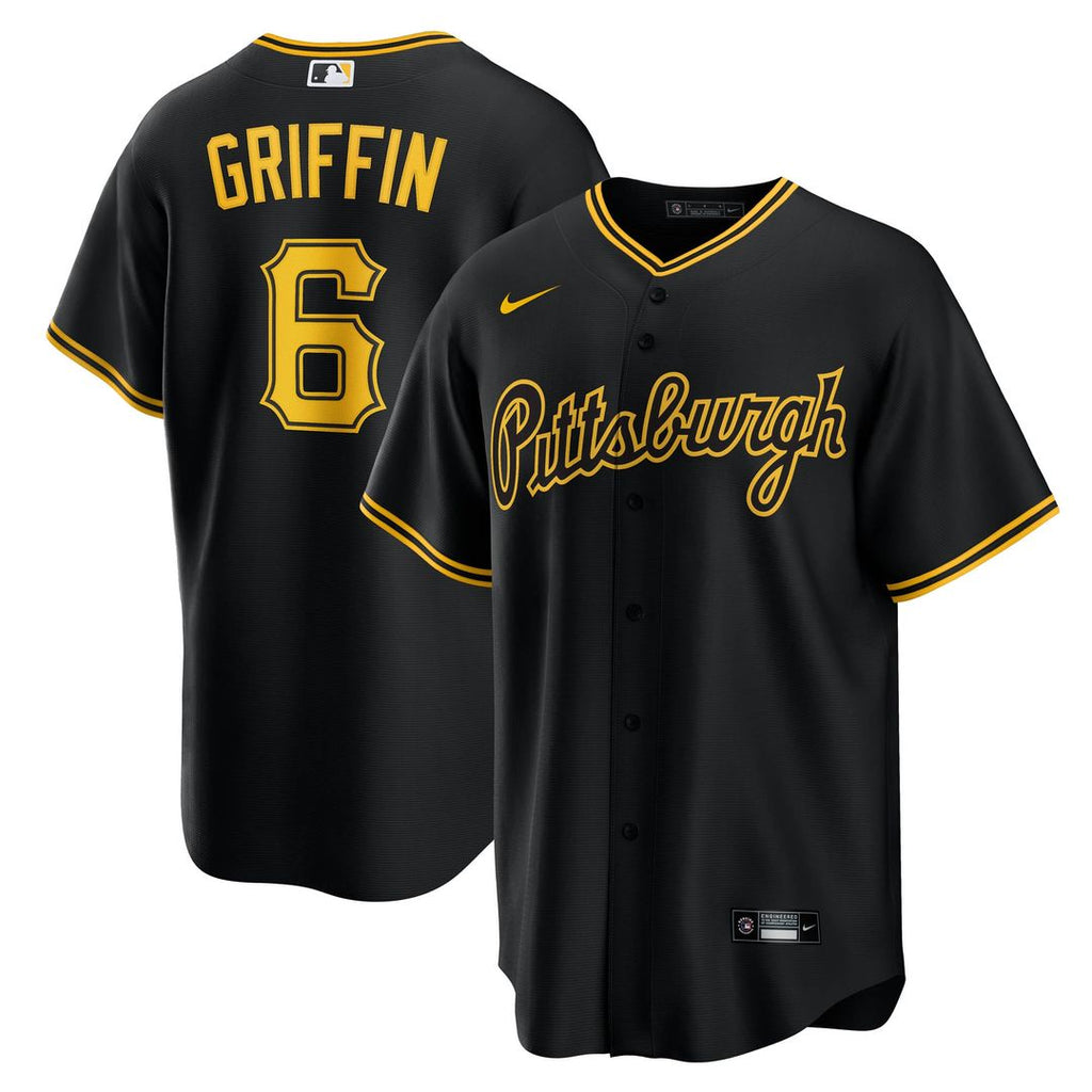 Pittsburgh Pirates Konnor Griffin Nike Alternate Replica Jersey - Black