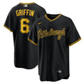 Pittsburgh Pirates Konnor Griffin Nike Alternate Replica Jersey - Black
