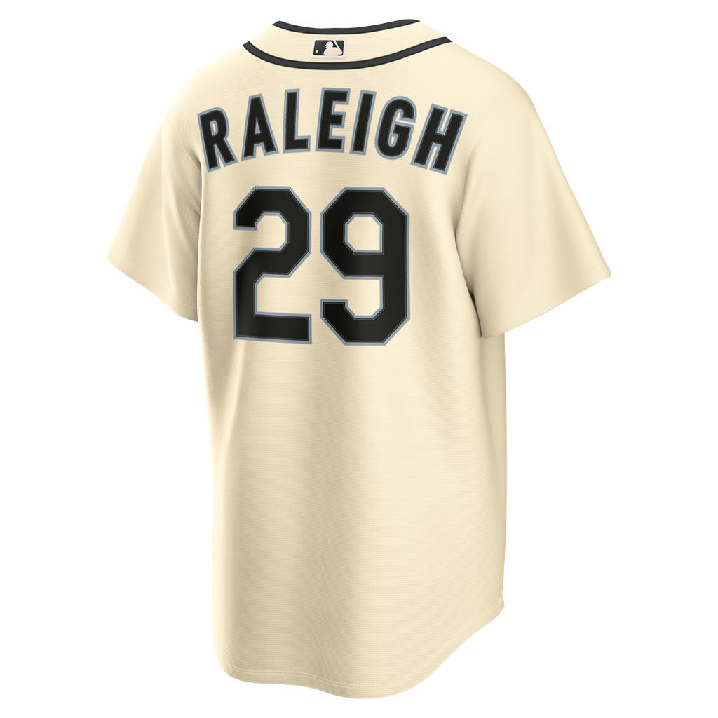 Seattle Mariners Cal Raleigh Nike Alternate Replica Jersey - Cream
