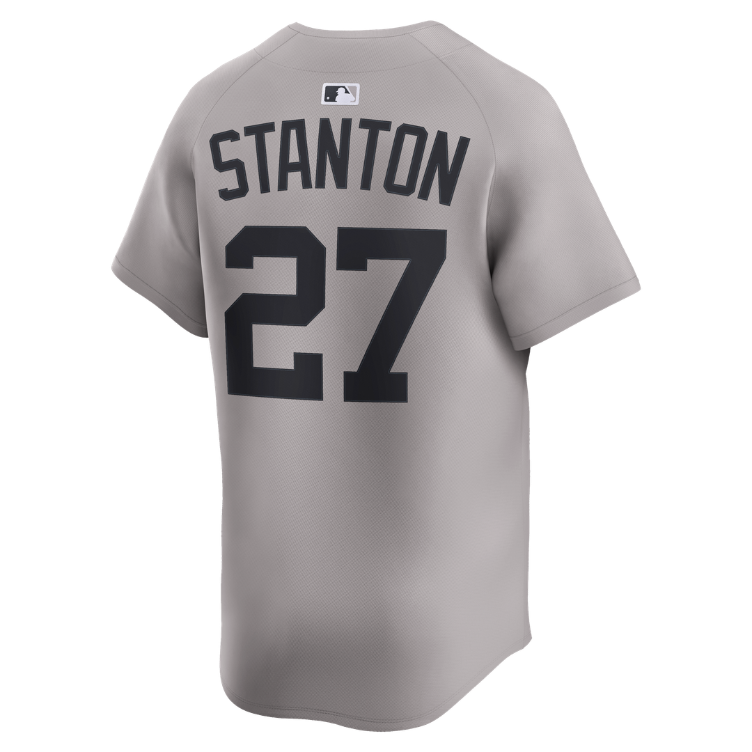 New York Yankees Giancarlo Stanton Nike Road Limited Jersey - Gray
