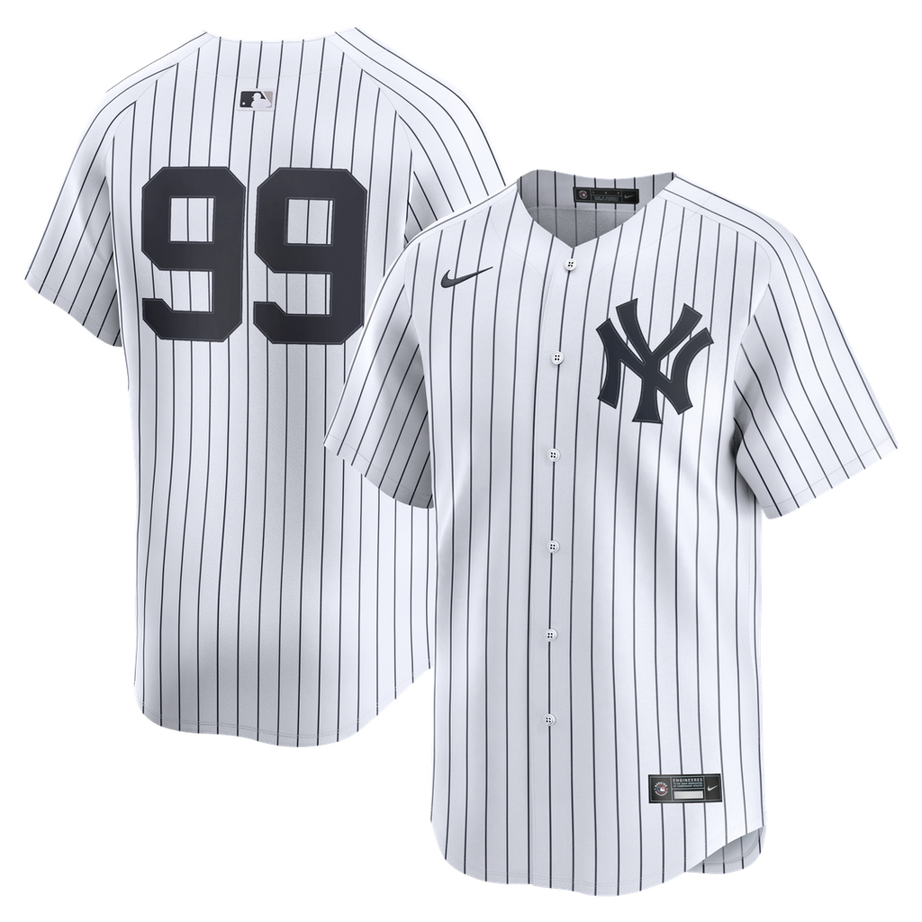 New York Yankees Aaron Judge Nike Home Limited Player Jersey - White
