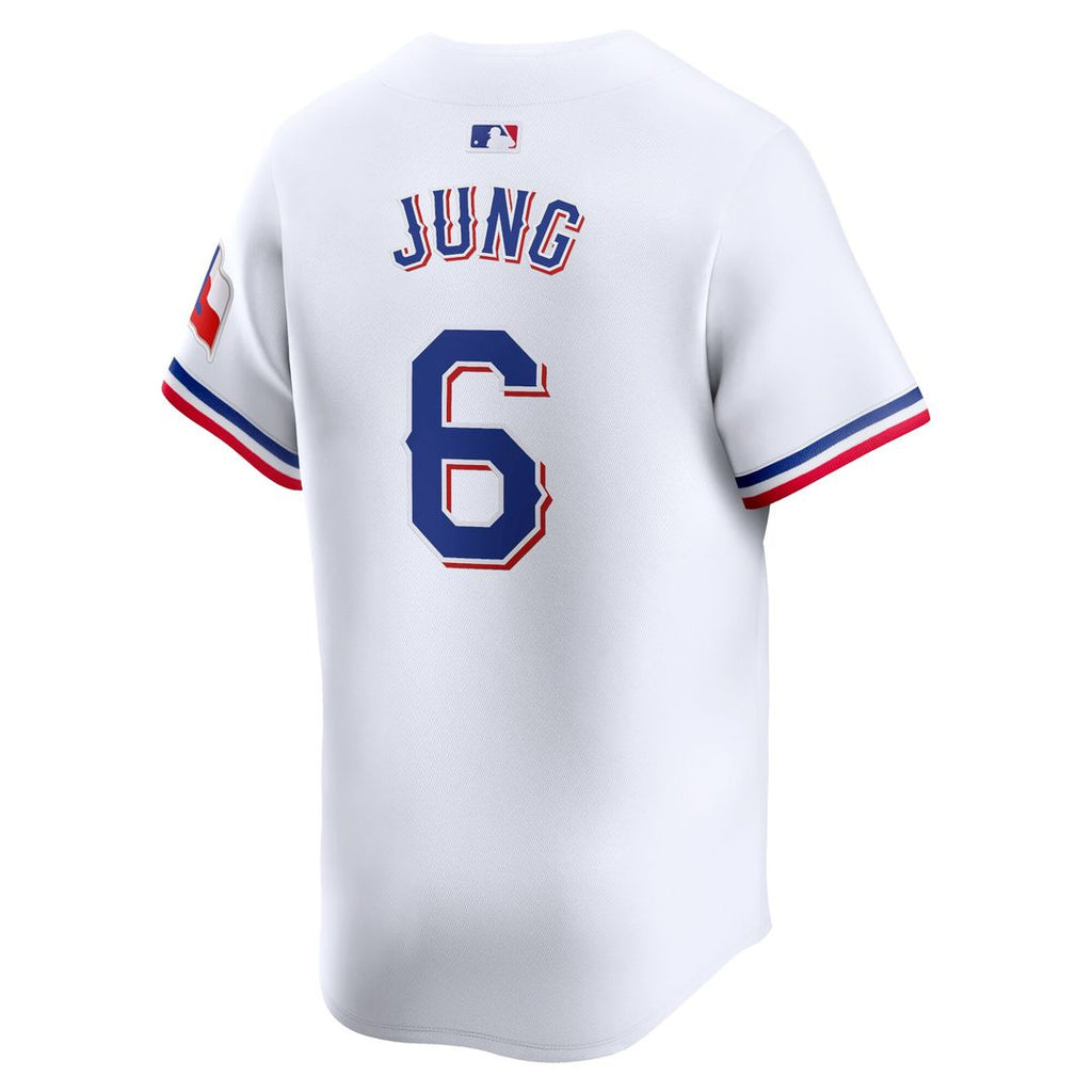 Texas Rangers Josh Jung Nike Home Limited Player Jersey - White