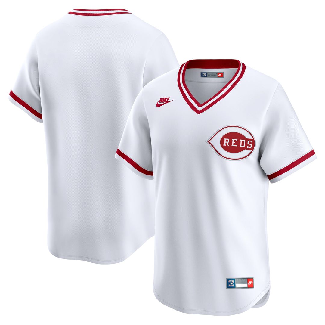 Cincinnati Reds Nike Cooperstown Limited Jersey - White