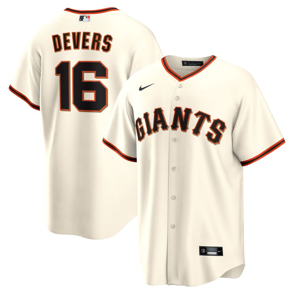 San Francisco Giants Rafael Devers Nike Home Replica Player Jersey - White