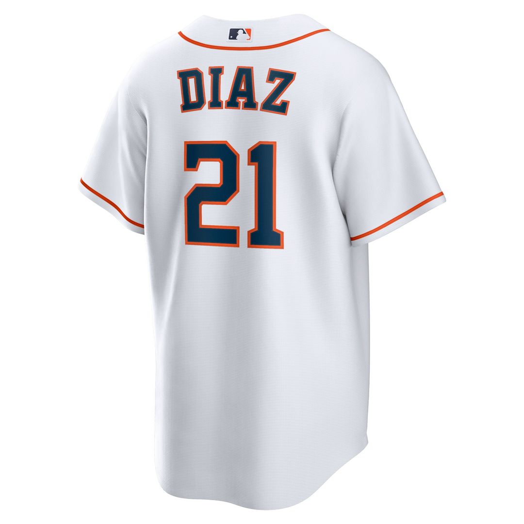 Houston Astros Yainer Diaz Nike Home Replica Jersey - White