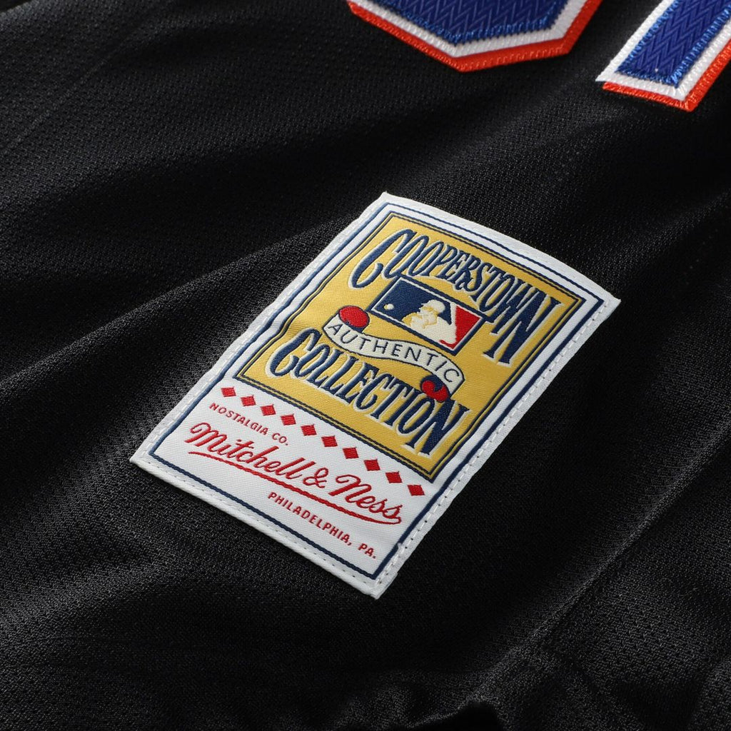 New York Mets Mike Piazza Mitchell & Ness Cooperstown 2000 Batting Practice Jersey - Black