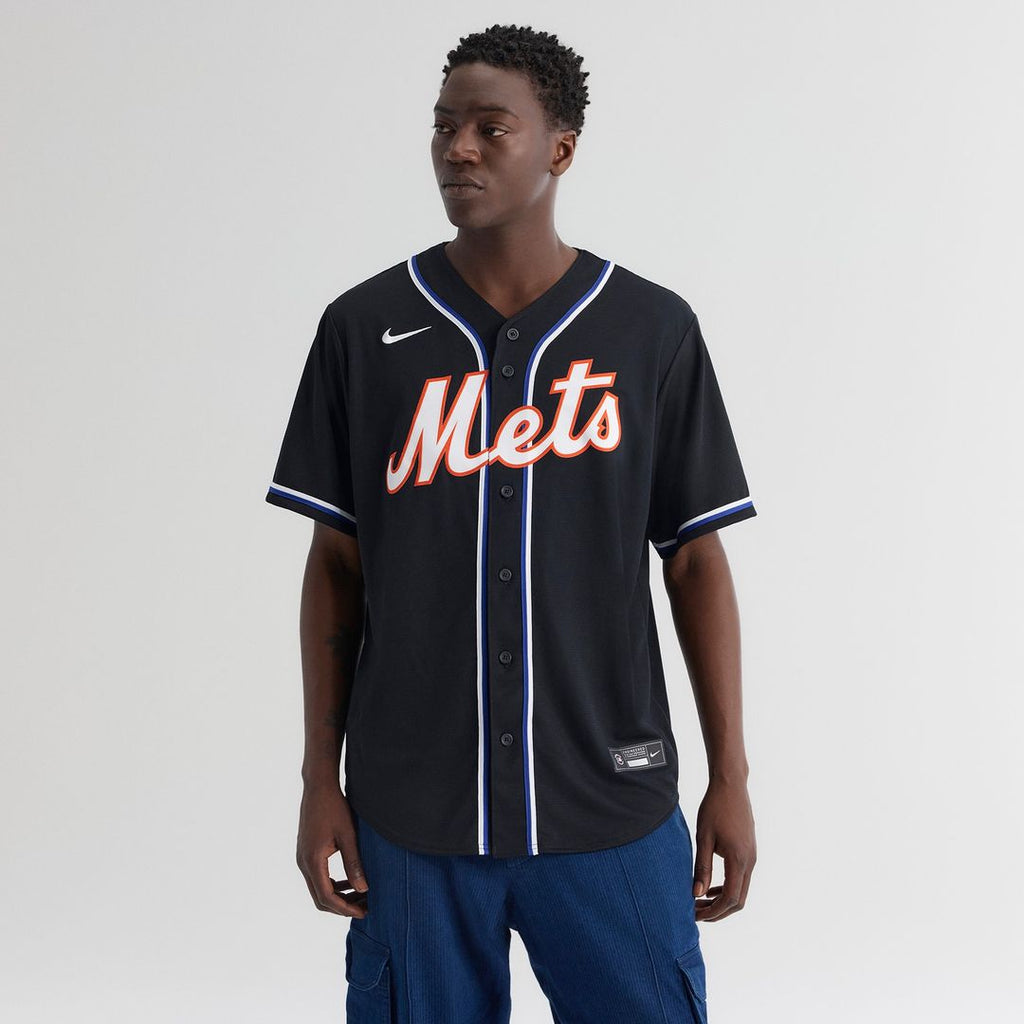 New York Mets Juan Soto Nike Fashion Replica Black Out Jersey
