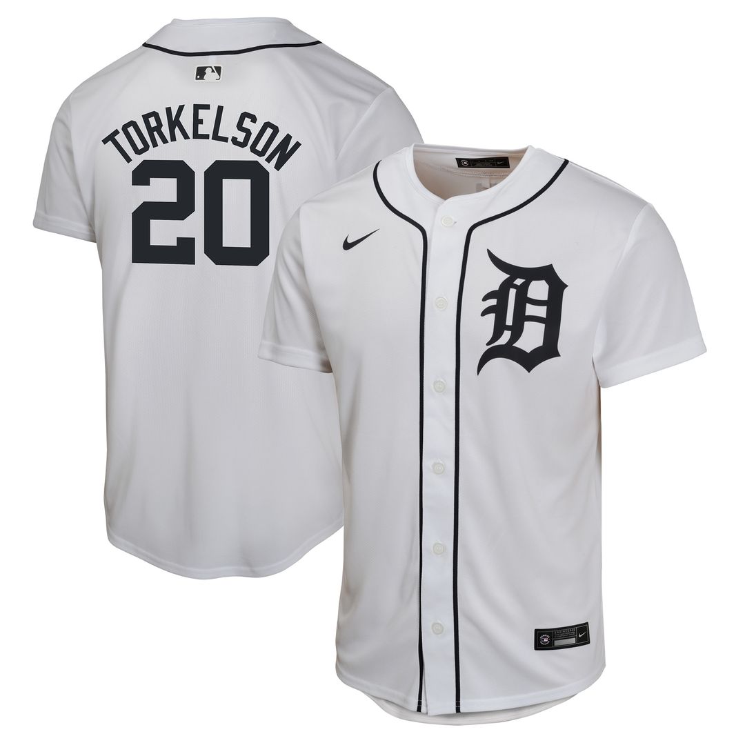 Detroit Tigers Spencer Torkelson Nike Youth Home Game Player Jersey - White