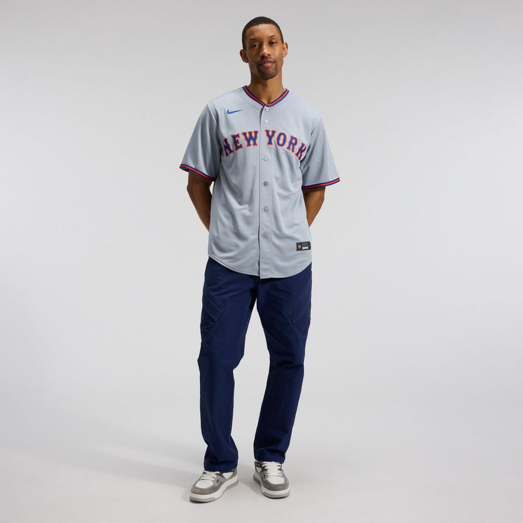 New York Mets Juan Soto Nike Road Replica Jersey - Gray