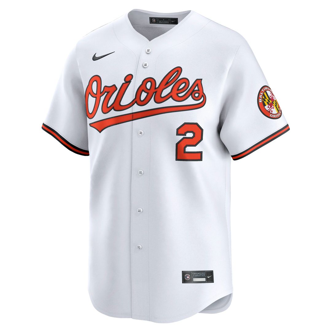 Baltimore Orioles Gunnar Henderson Nike Limited Player Jersey - White