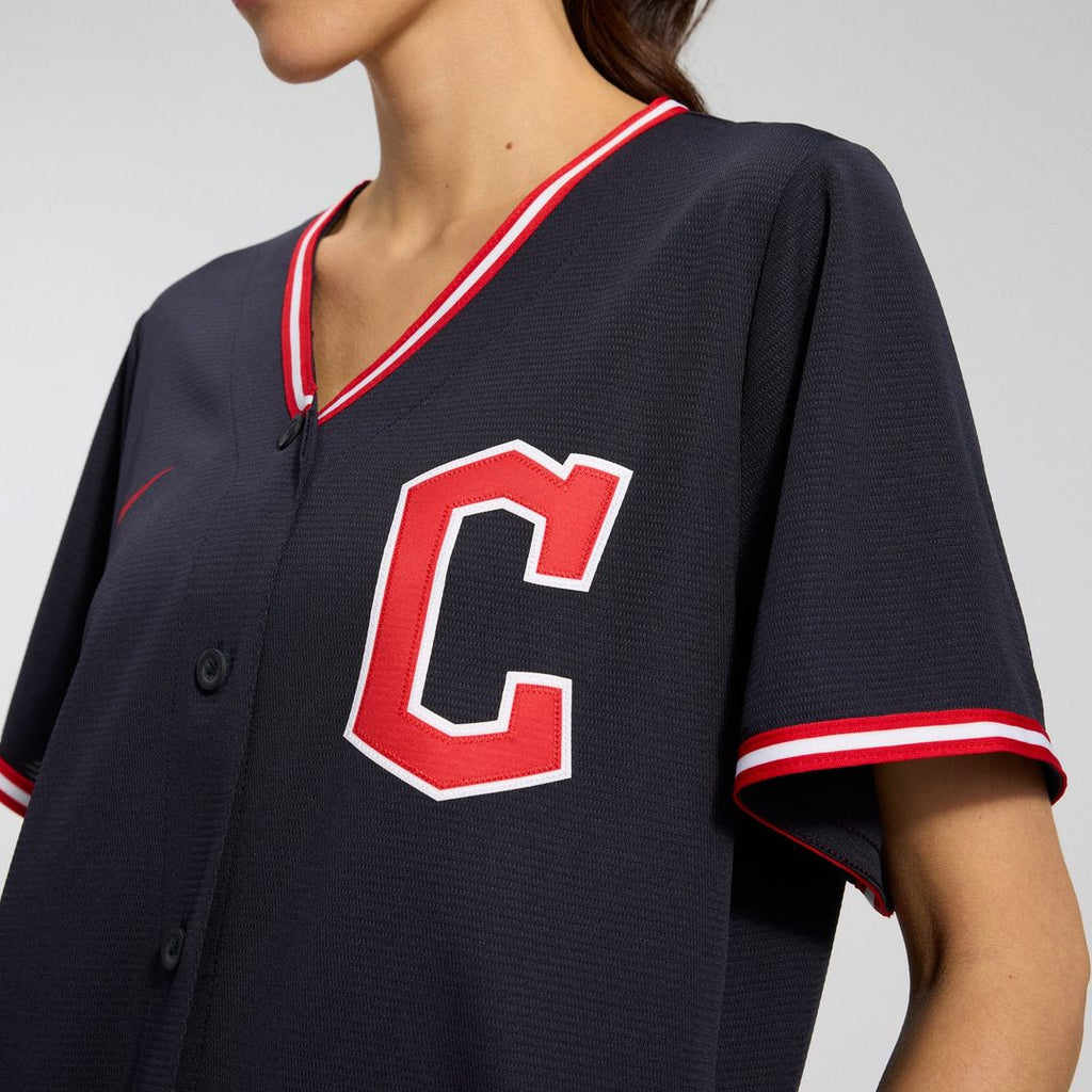 Cleveland Guardians Nike Women's Alternate Replica Jersey - Navy