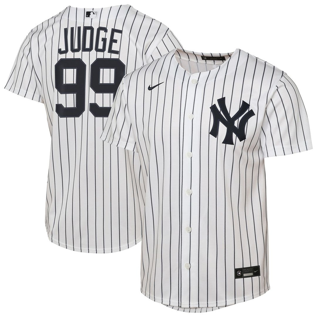 New York Yankees Aaron Judge Nike Youth Home Replica Player Jersey - White