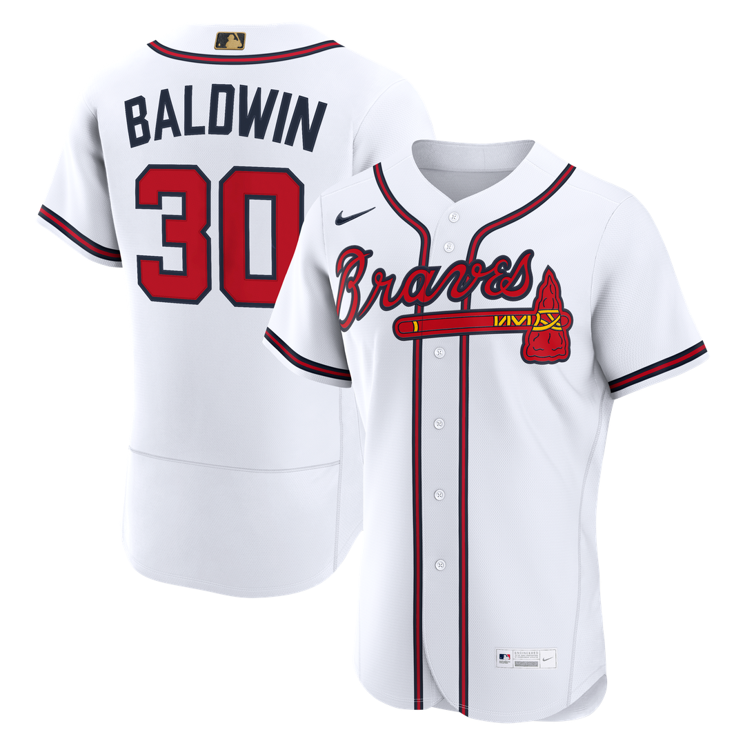 Atlanta Braves Drake Baldwin Nike Alternate MLB Awards Authentic Jersey - Navy