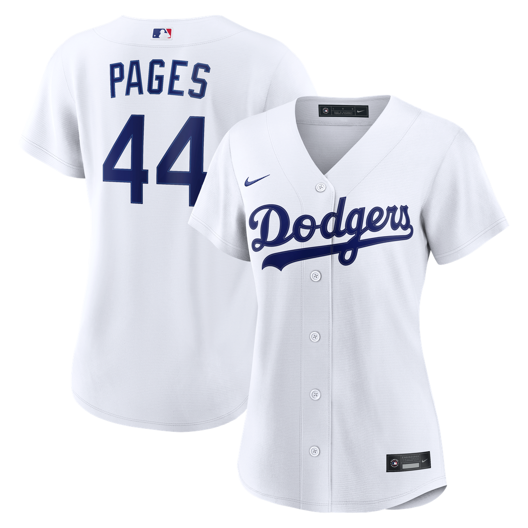 Los Angeles Dodgers Andy Pages Nike Women's Home Replica Jersey - White