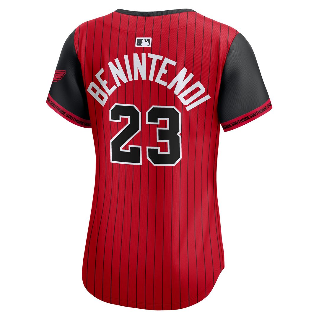Chicago White Sox Andrew Benintendi Nike Women's 2025 City Connect Limited Player Jersey - Red/Black