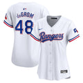 Texas Rangers Jacob deGrom Nike Women's Home Limited Player Jersey - White