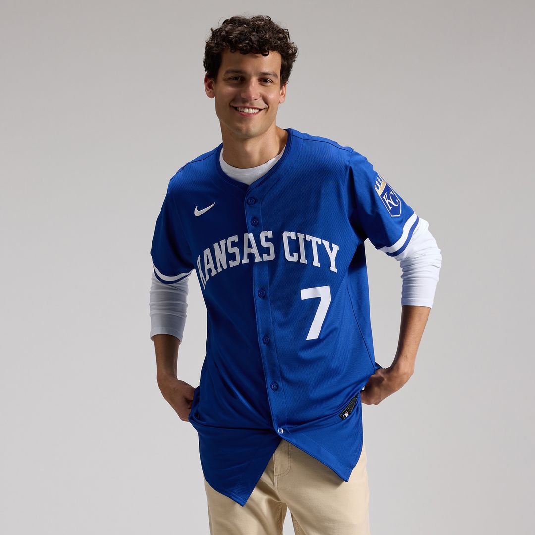 Kansas City Royals Bobby Witt Jr. Nike Alternate 2 Elite Player Jersey - Royal