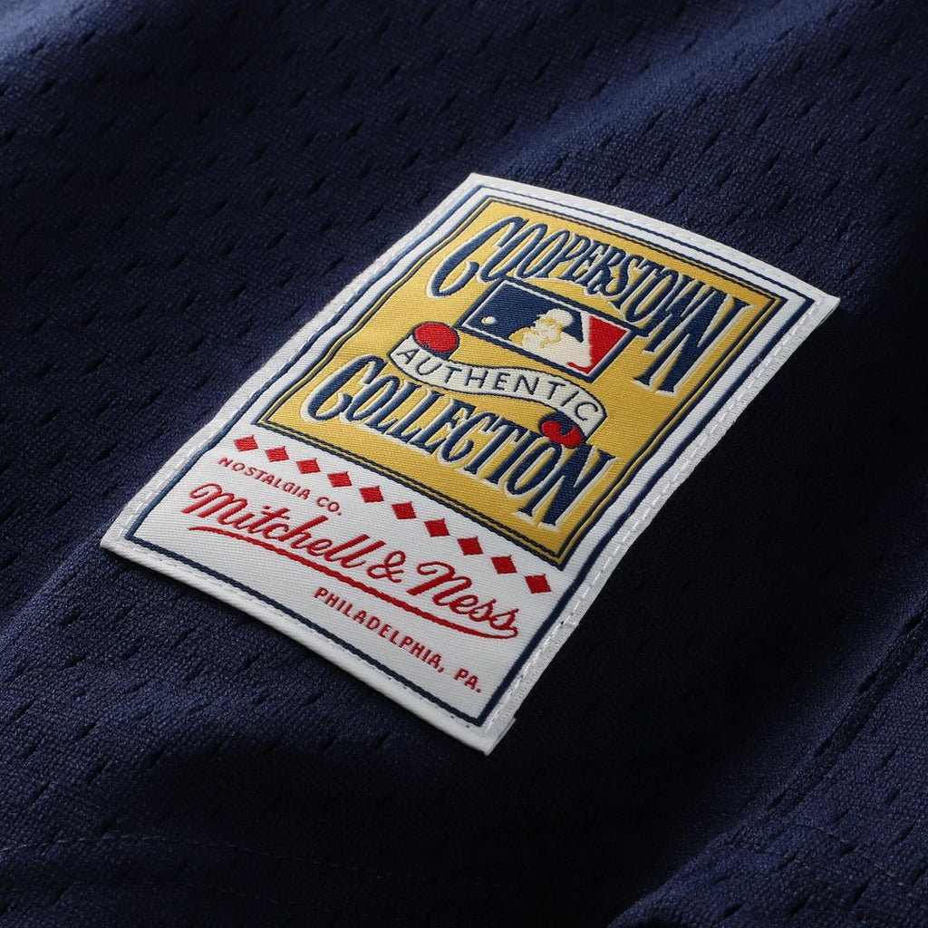 Bo Jackson California Angels Mitchell & Ness Cooperstown Mesh Batting Practice Button - Up Jersey - Navy