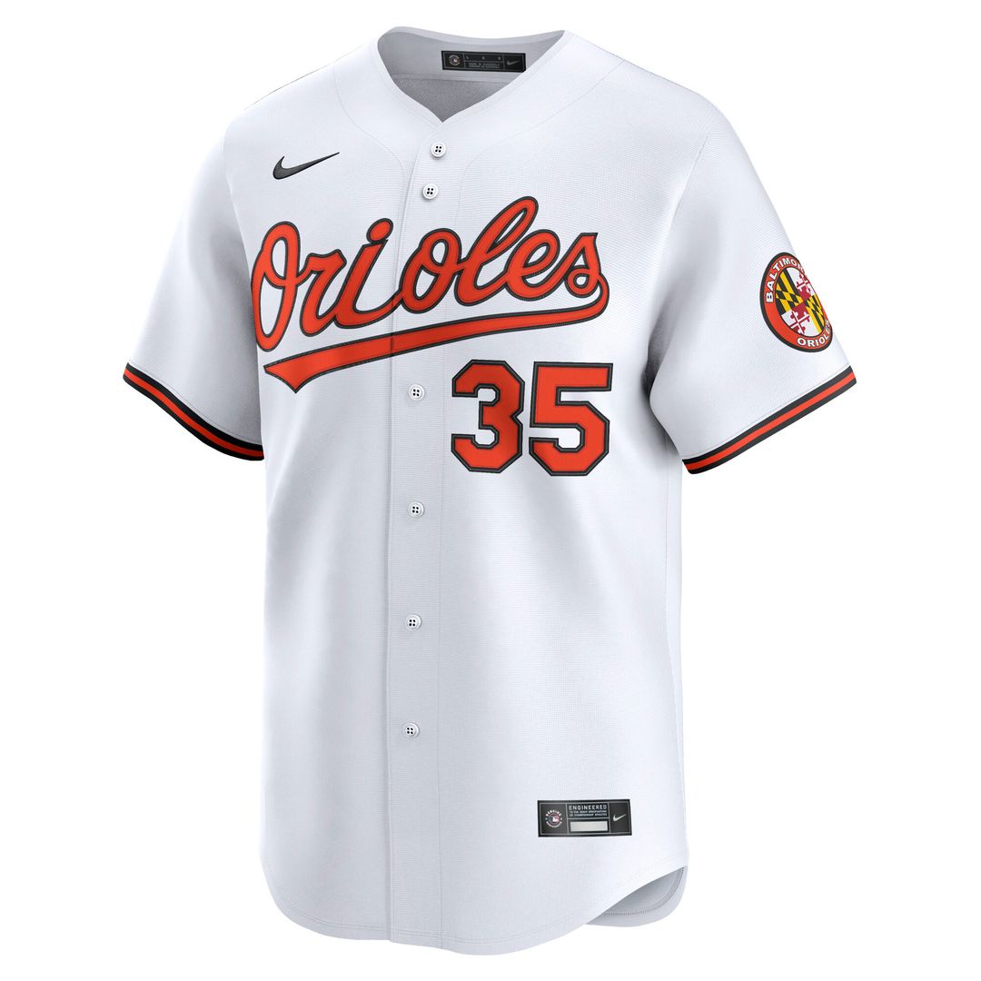 Baltimore Orioles Adley Rutschman Nike Home Limited Player Jersey - White